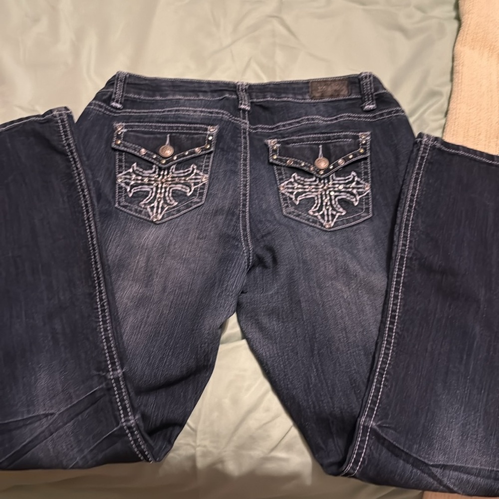 ZCO Jeans Women's High Rise Indigo Denim - Picture 4 of 4